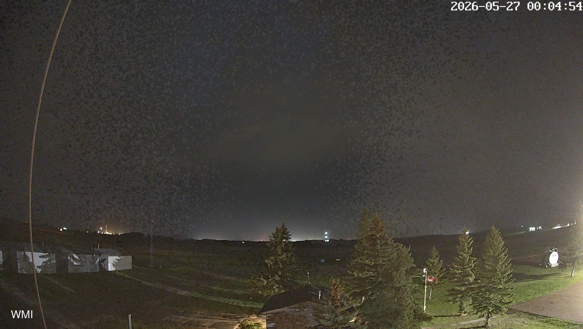time-lapse frame, Olds Radar North webcam