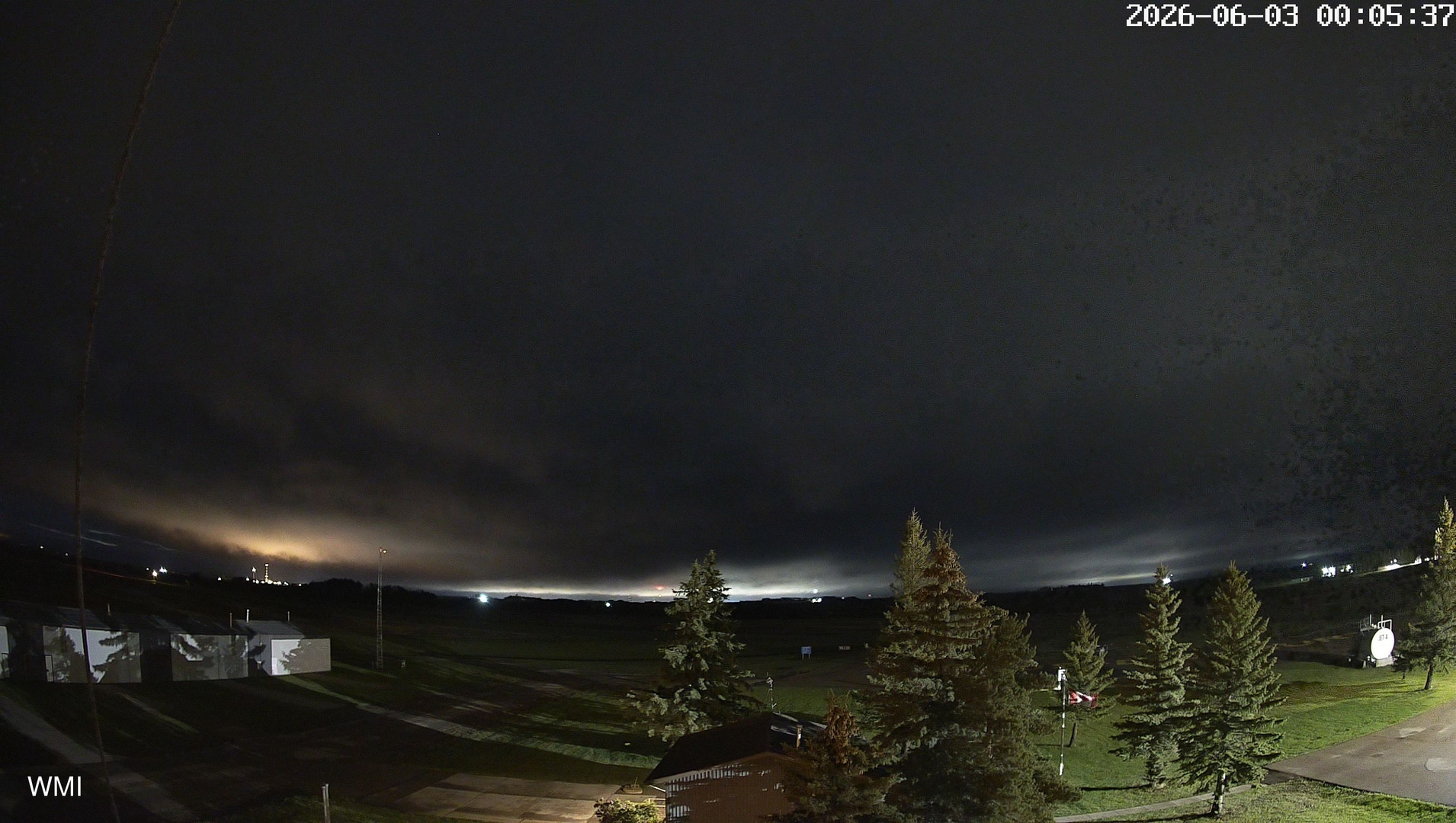 time-lapse frame, Olds Radar North webcam