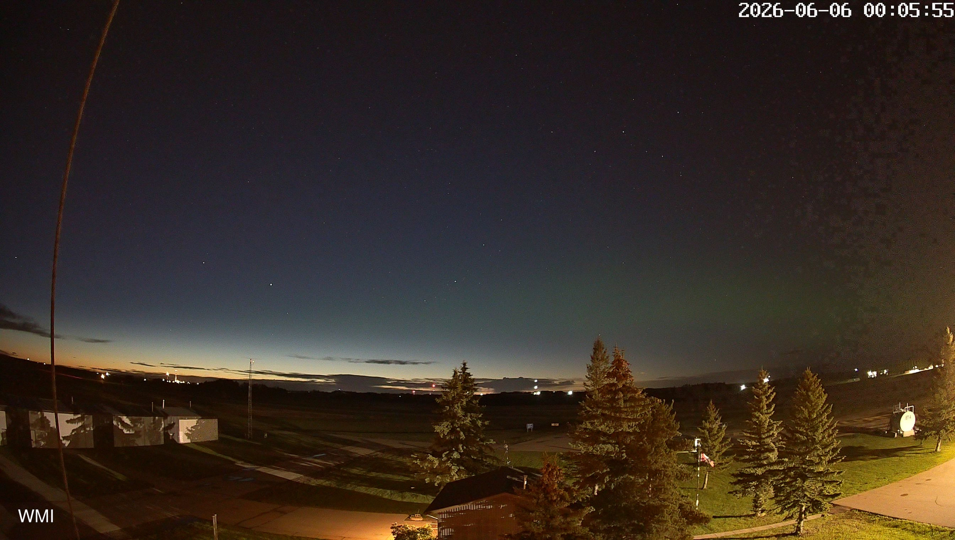 time-lapse frame, Olds Radar North webcam