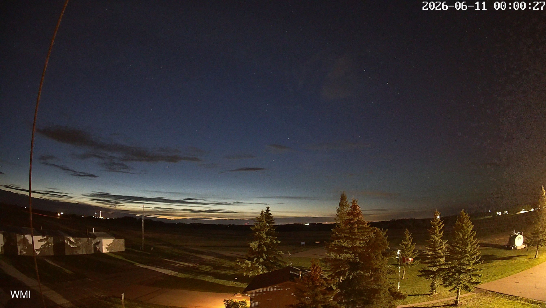 time-lapse frame, Olds Radar North webcam