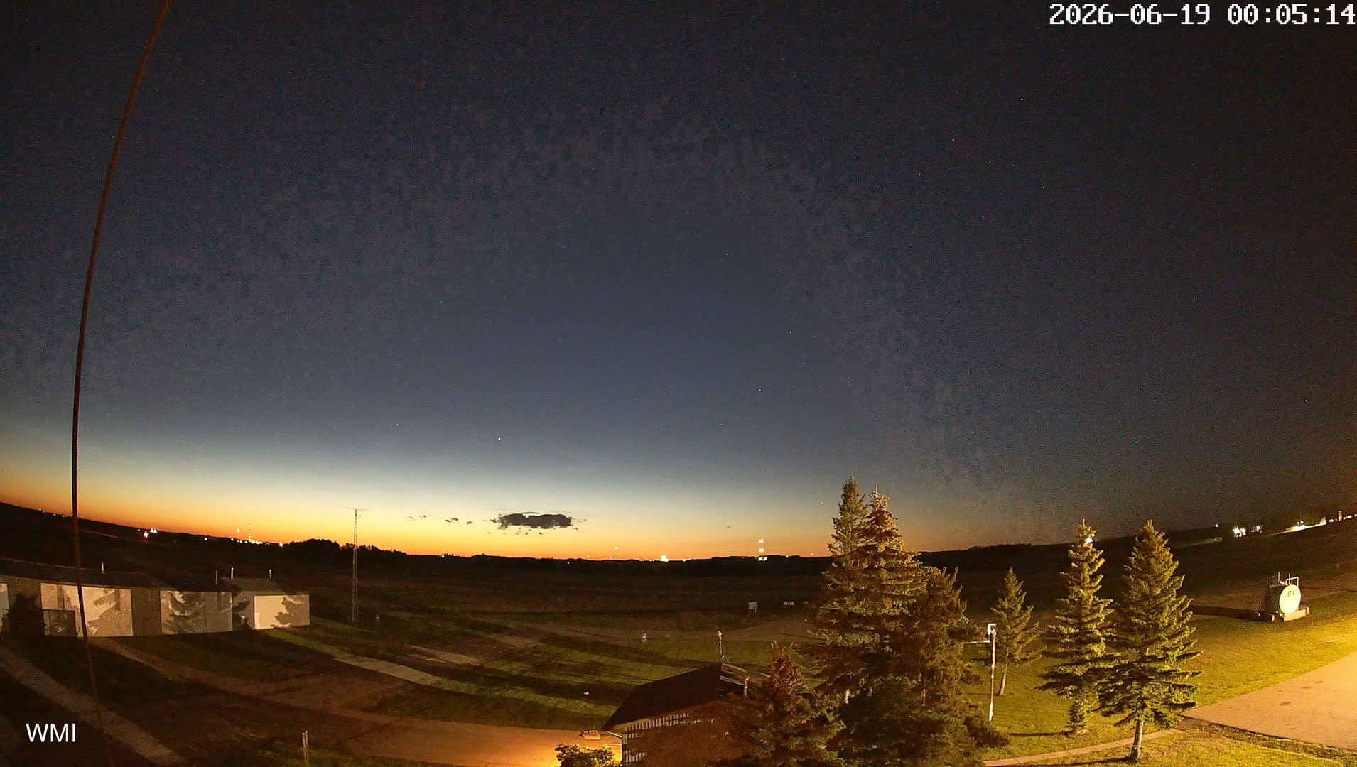 time-lapse frame, Olds Radar North webcam