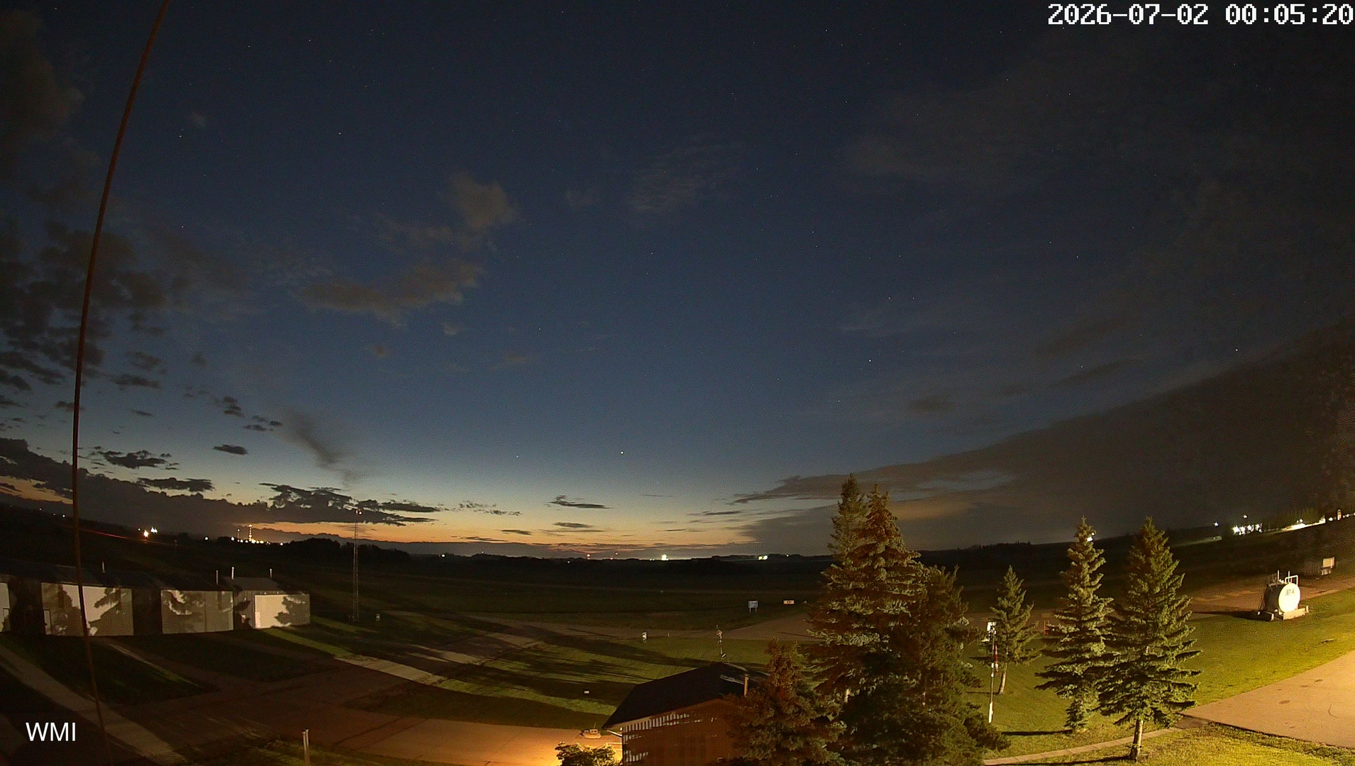 time-lapse frame, Olds Radar North webcam