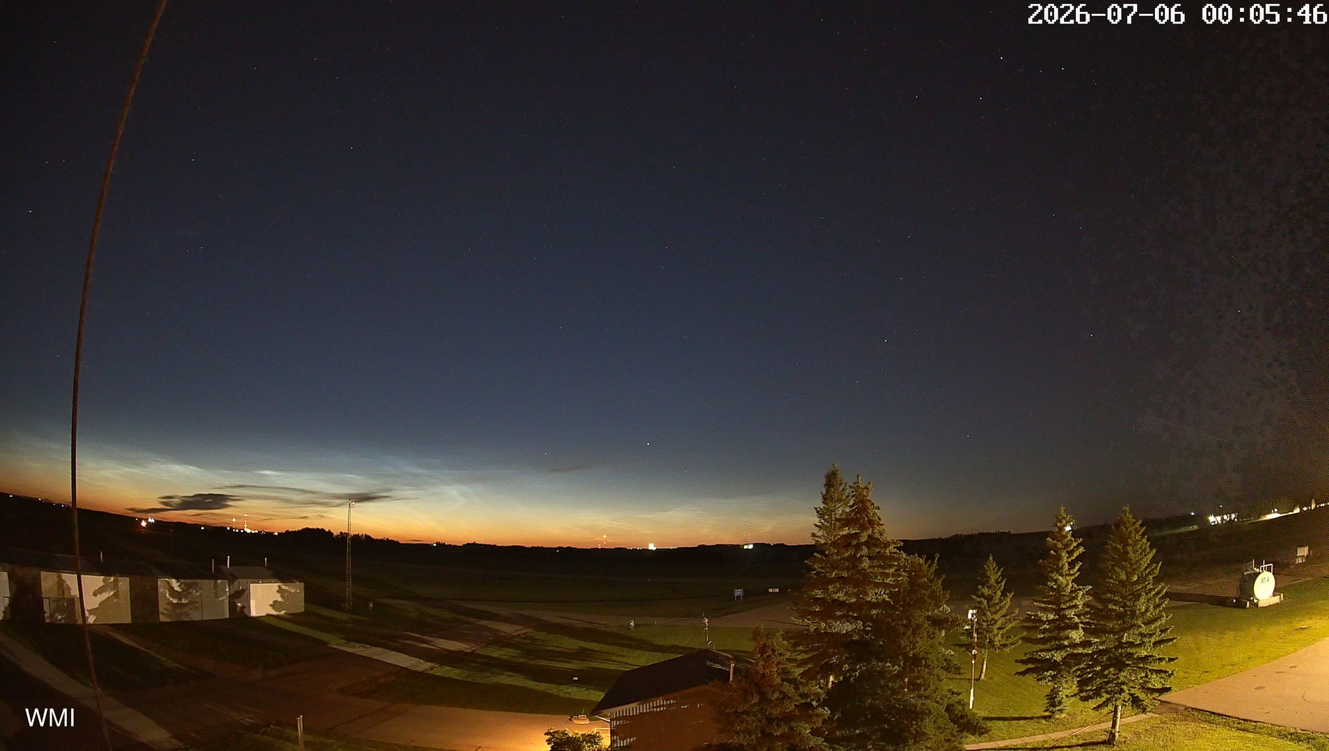 time-lapse frame, Olds Radar North webcam
