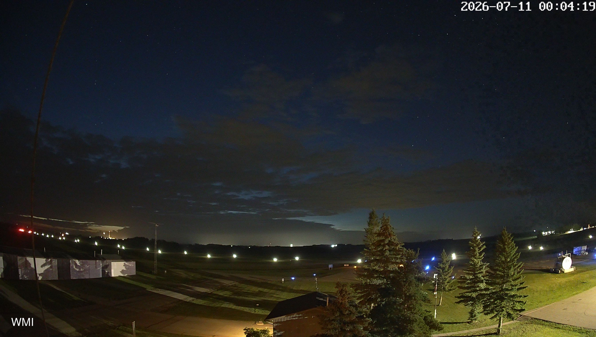 time-lapse frame, Olds Radar North webcam