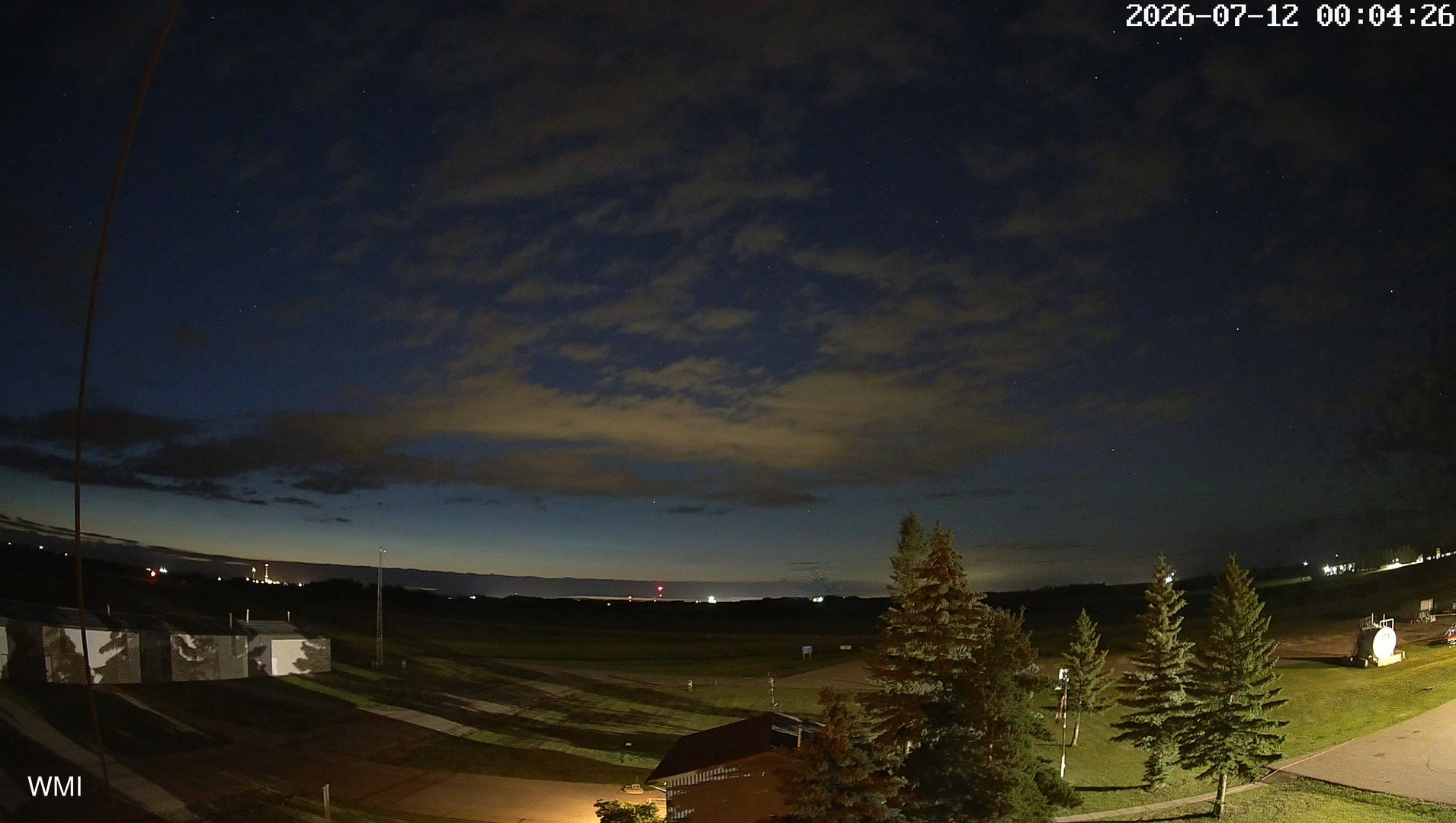 time-lapse frame, Olds Radar North webcam