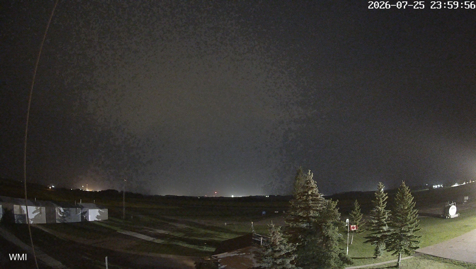 time-lapse frame, Olds Radar North webcam