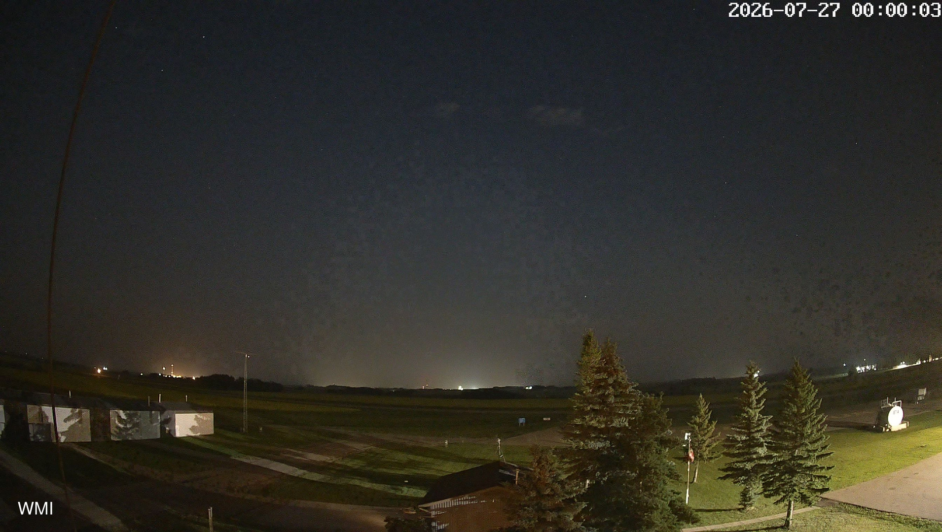 time-lapse frame, Olds Radar North webcam