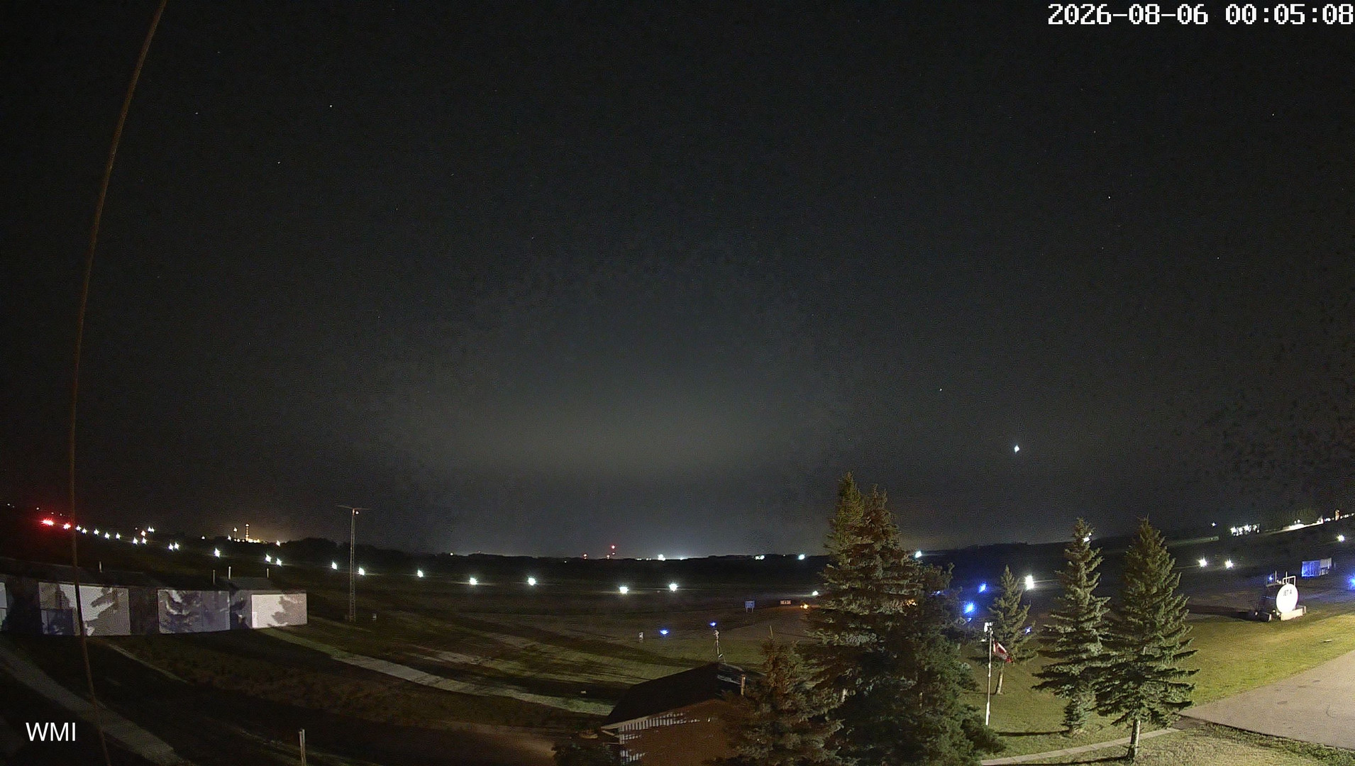 time-lapse frame, Olds Radar North webcam