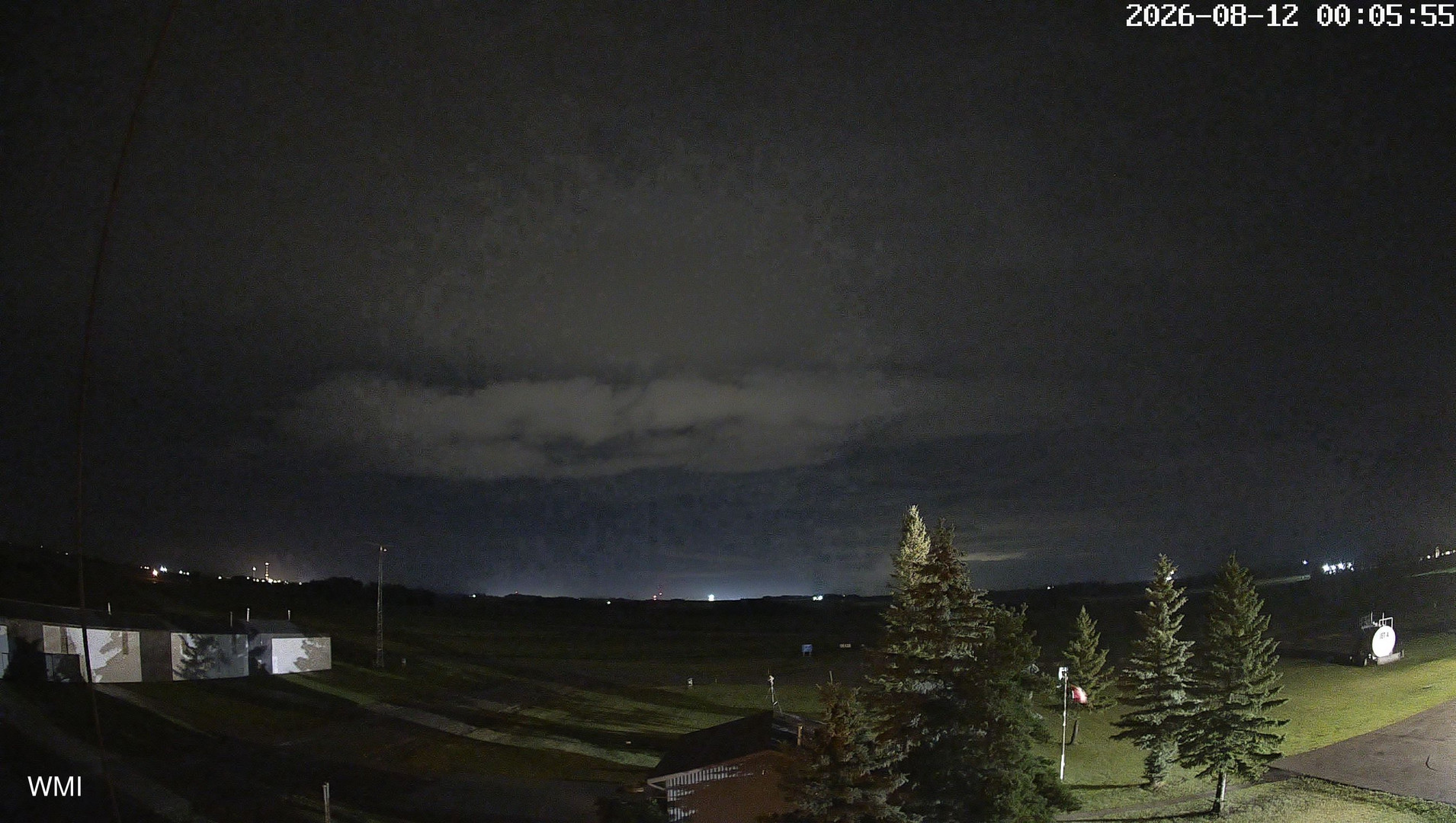 time-lapse frame, Olds Radar North webcam