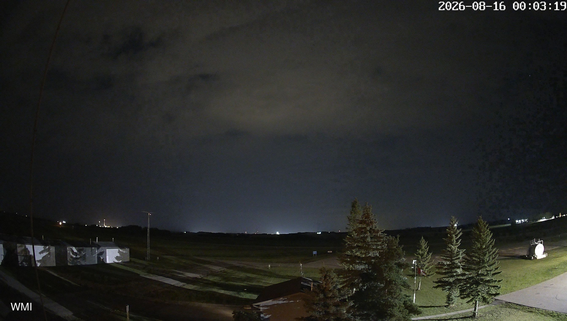 time-lapse frame, Olds Radar North webcam
