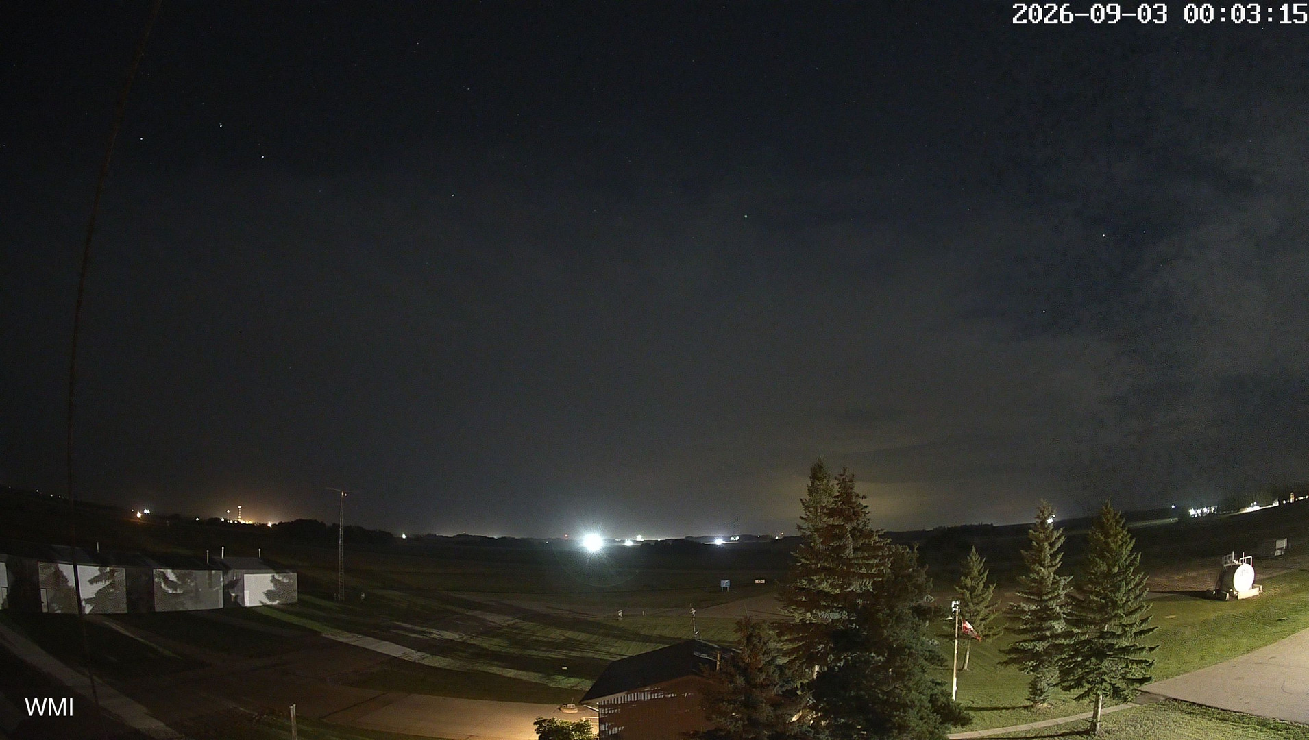 time-lapse frame, Olds Radar North webcam