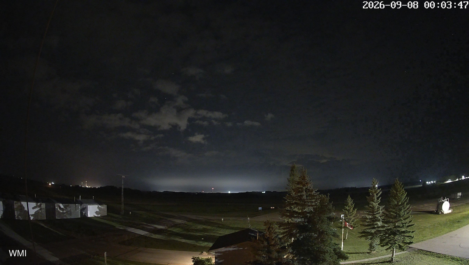 time-lapse frame, Olds Radar North webcam