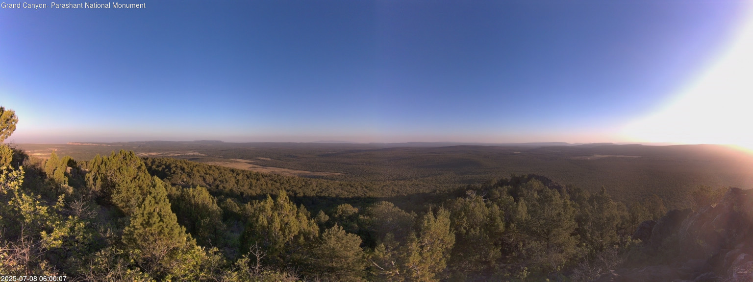 time-lapse frame, Mt Dellenbaugh - North Vista webcam