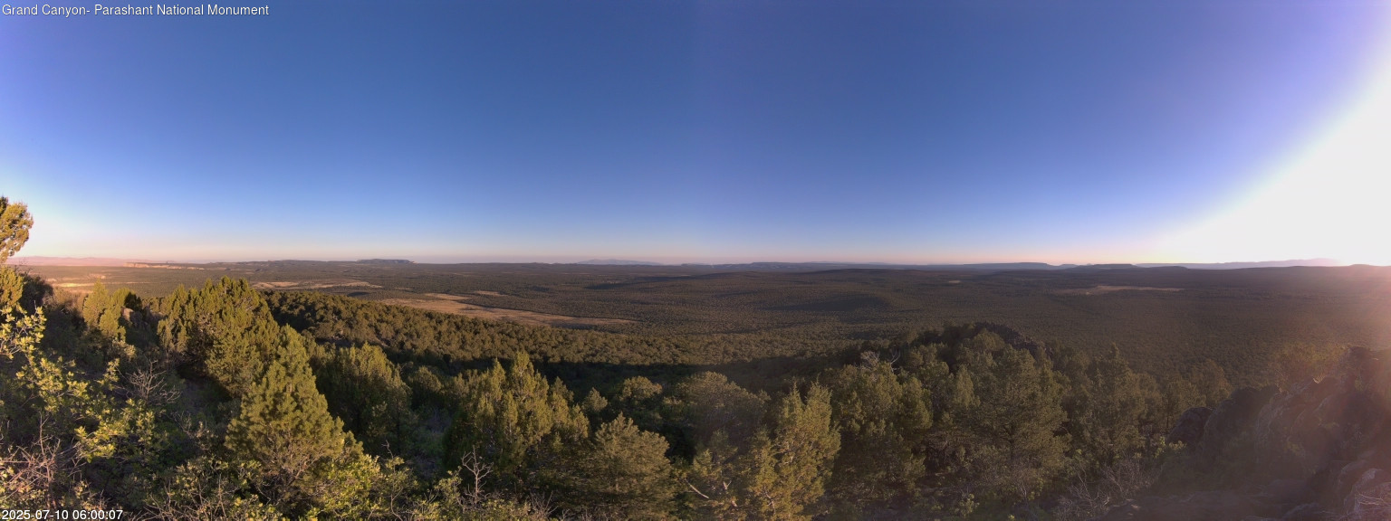 time-lapse frame, Mt Dellenbaugh - North Vista webcam