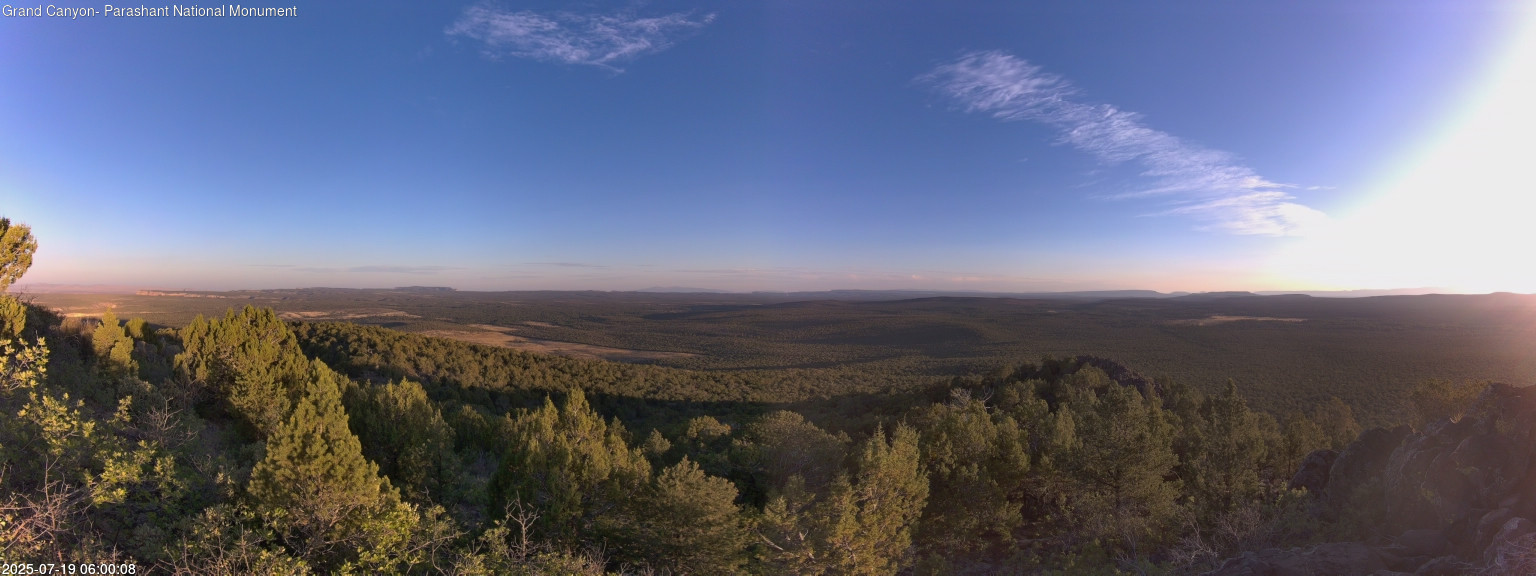 time-lapse frame, Mt Dellenbaugh - North Vista webcam