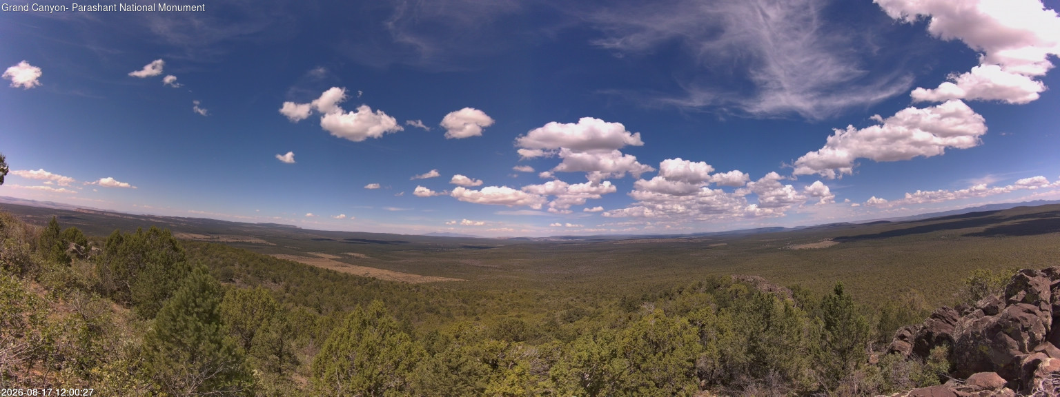 view from Mt Dellenbaugh - North Vista on 2026-08-17
