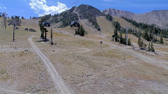 view from Mammoth Main Lodge on 2026-08-23