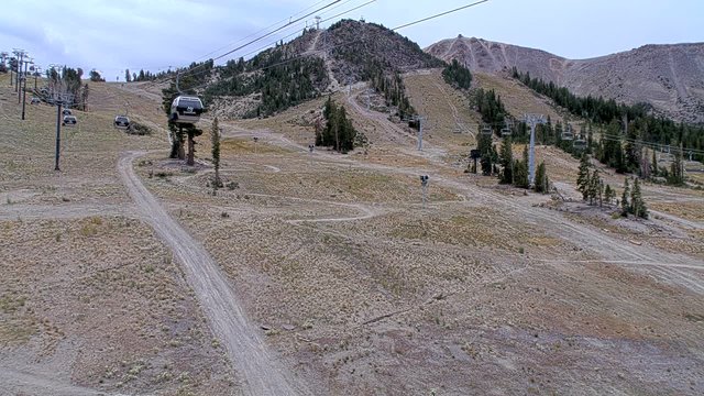 view from Mammoth Main Lodge on 2026-08-27