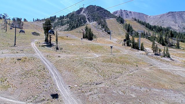 view from Mammoth Main Lodge on 2026-09-02