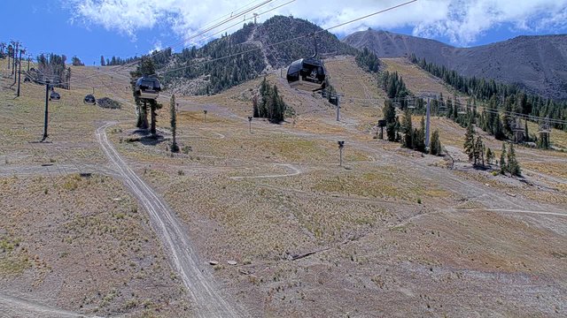 view from Mammoth Main Lodge on 2026-09-04