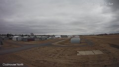 view from North view of Lacombe Airport on 2026-04-12