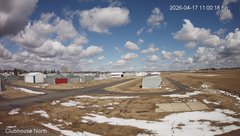 view from North view of Lacombe Airport on 2026-04-17