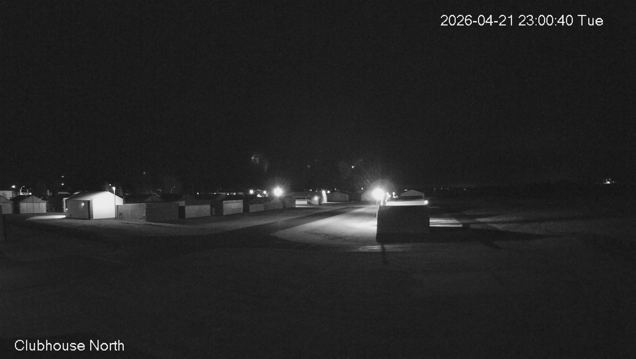 time-lapse frame, North view of Lacombe Airport webcam