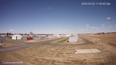 view from North view of Lacombe Airport on 2026-05-02