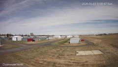 view from North view of Lacombe Airport on 2026-05-03