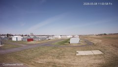 view from North view of Lacombe Airport on 2026-05-08