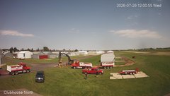 view from North view of Lacombe Airport on 2026-07-29