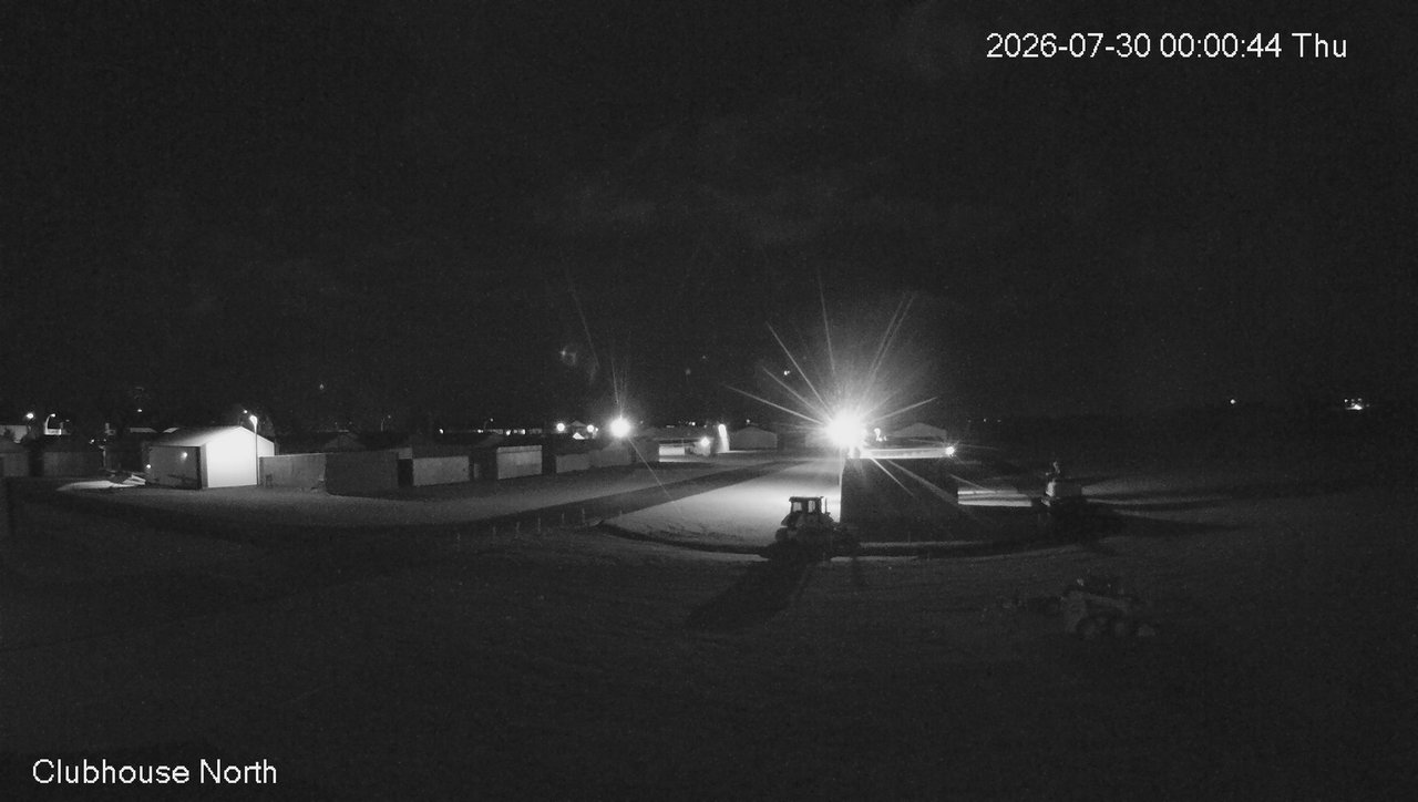 time-lapse frame, North view of Lacombe Airport webcam