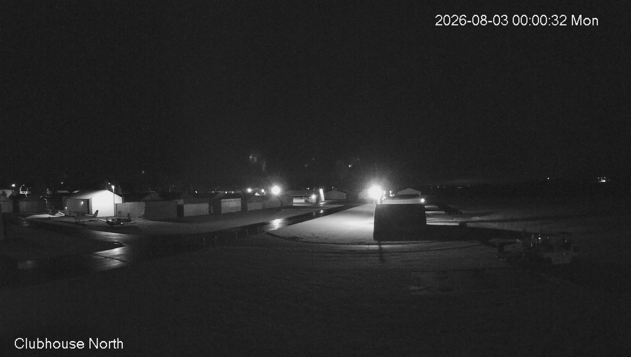 time-lapse frame, North view of Lacombe Airport webcam