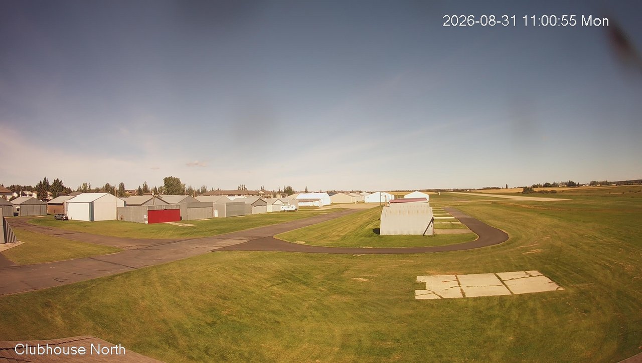 view from North view of Lacombe Airport on 2026-08-31