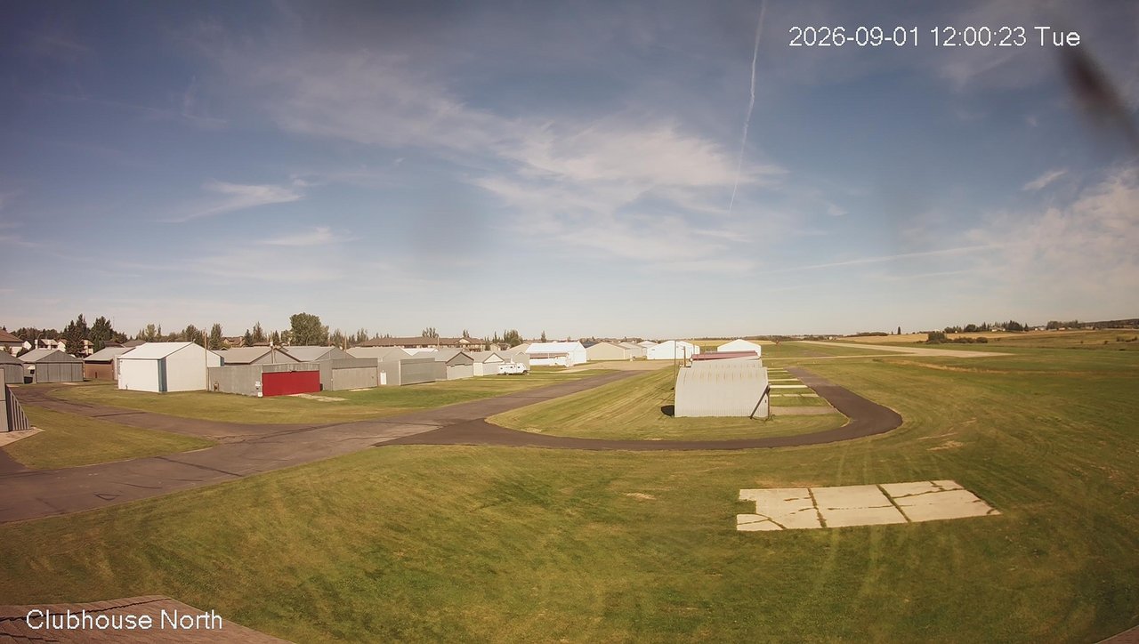view from North view of Lacombe Airport on 2026-09-01