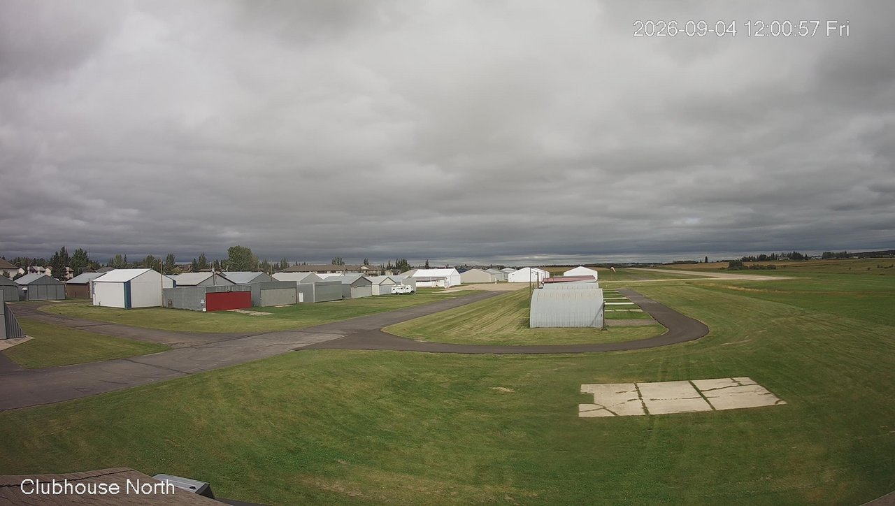 view from North view of Lacombe Airport on 2026-09-04