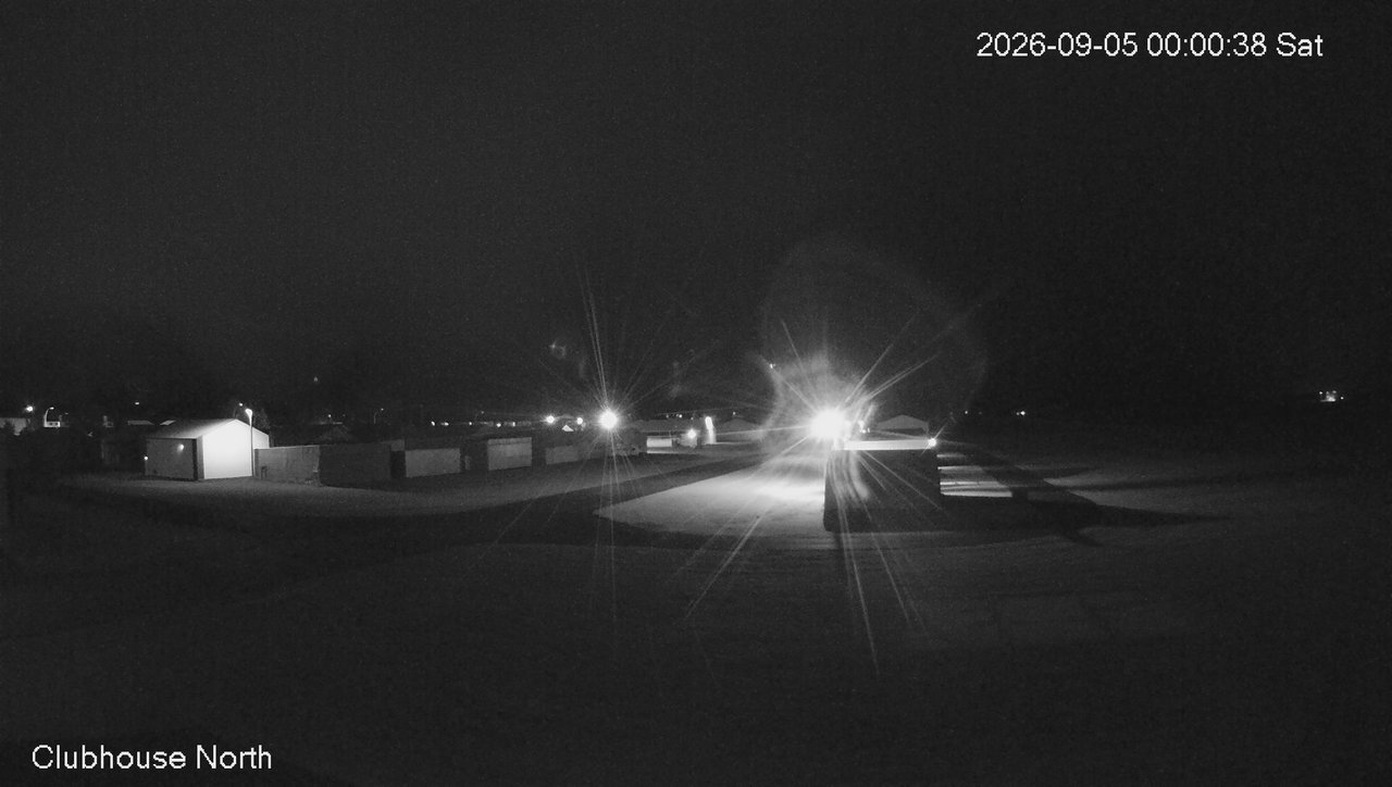 time-lapse frame, North view of Lacombe Airport webcam
