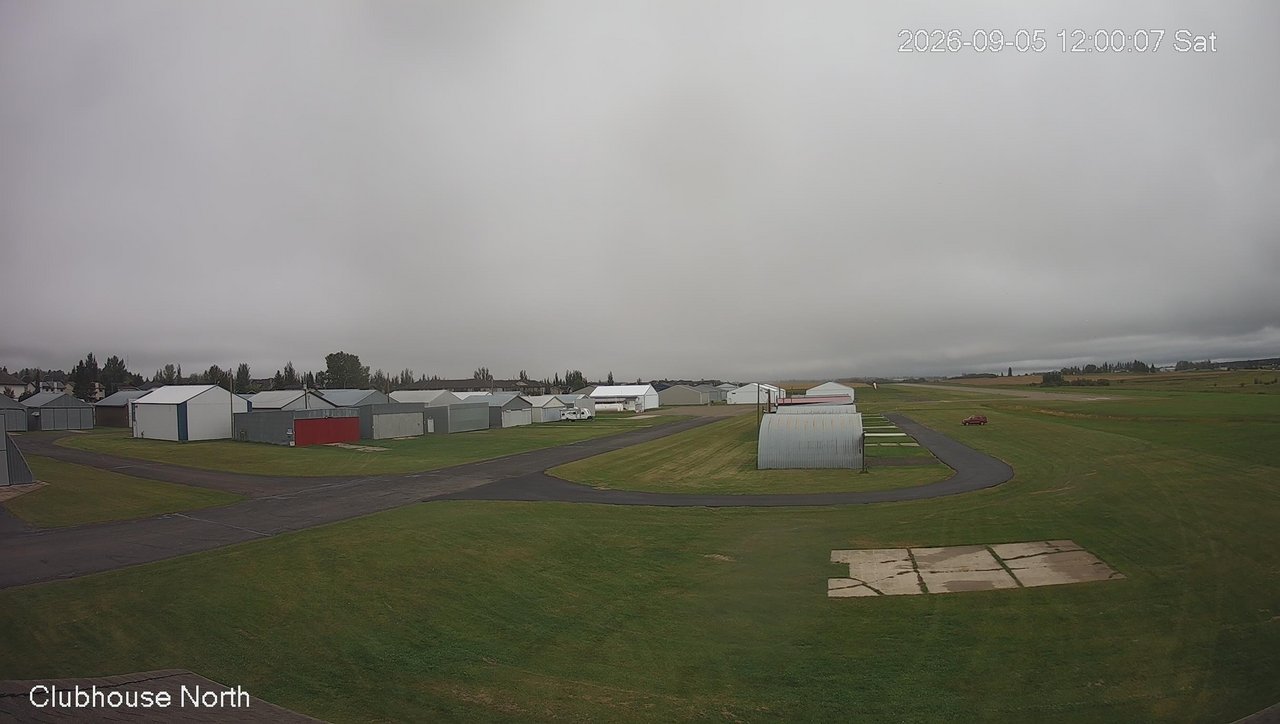 view from North view of Lacombe Airport on 2026-09-05