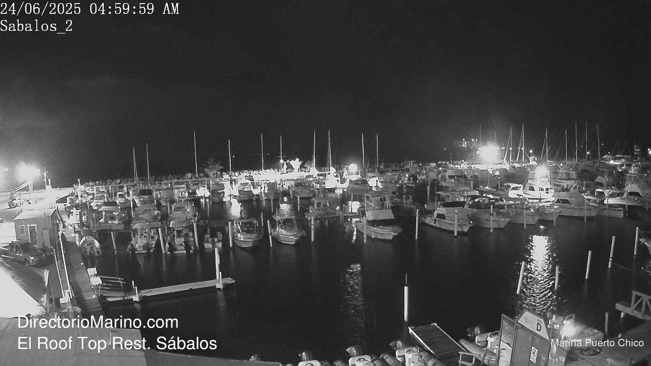 time-lapse frame, PuertoChico webcam