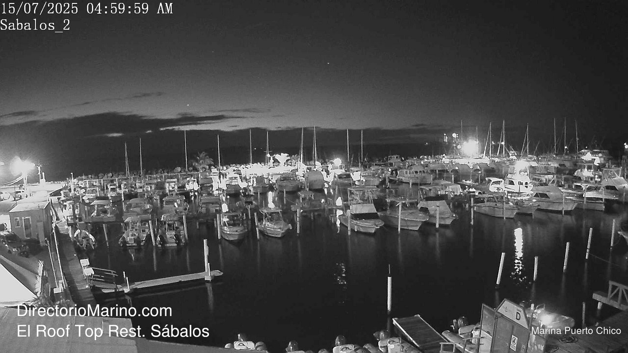 time-lapse frame, PuertoChico webcam