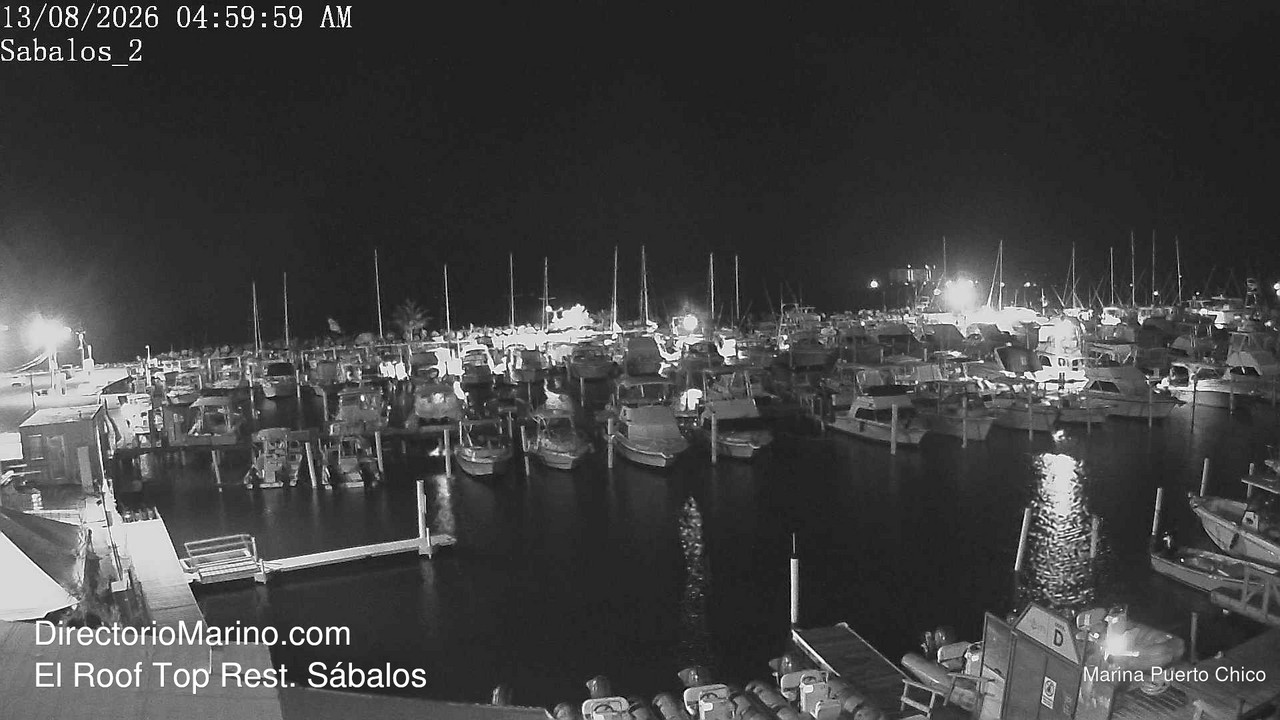 time-lapse frame, PuertoChico webcam