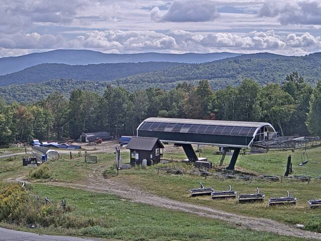 view from Sugarbush GMX Lift on 2026-09-04