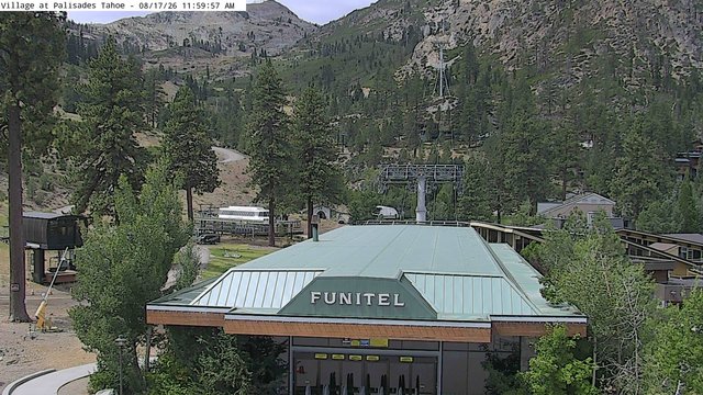 view from Palisades Tahoe Base Area on 2026-08-17