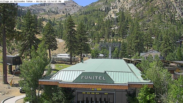 view from Palisades Tahoe Base Area on 2026-08-26