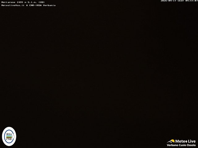 time-lapse frame, Mottarone webcam