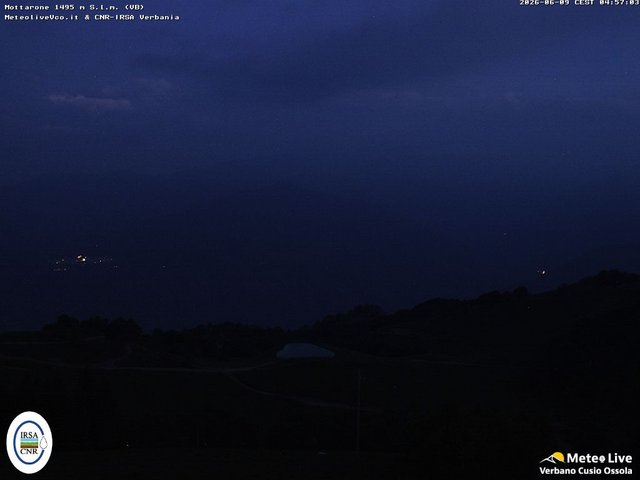 time-lapse frame, Mottarone webcam