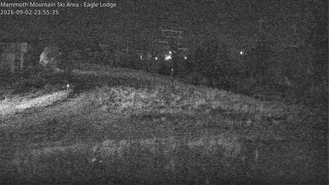 time-lapse frame, Mammoth Eagle Lodge webcam