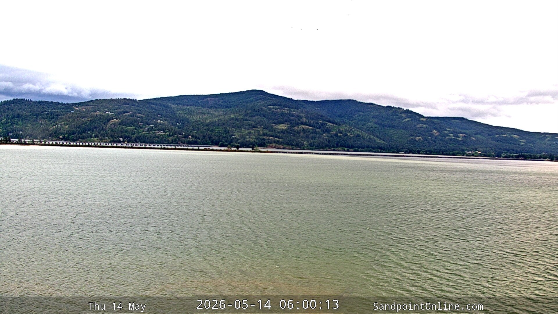 time-lapse frame, Sandpoint Online - Long Bridge webcam