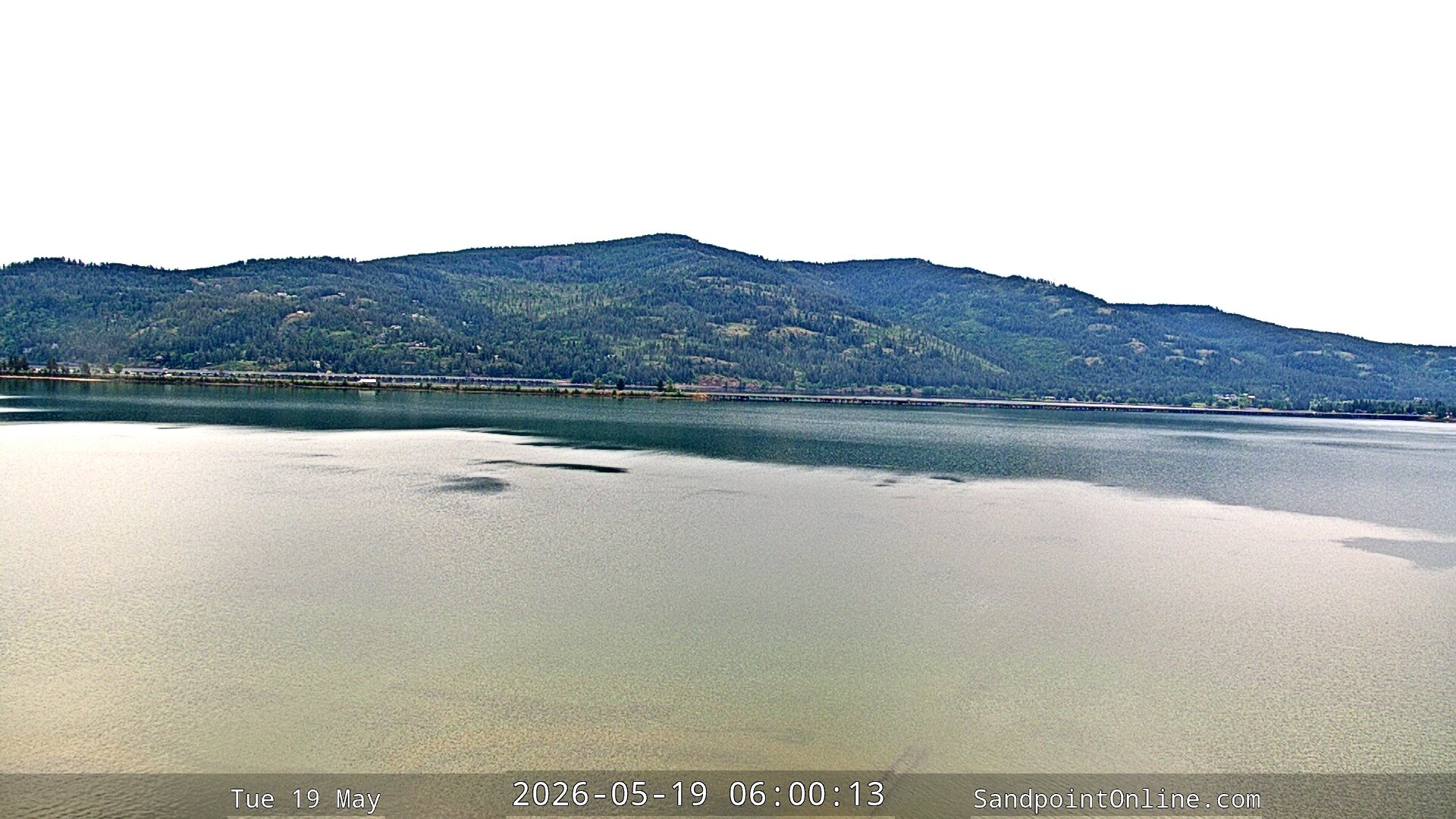 time-lapse frame, Sandpoint Online - Long Bridge webcam