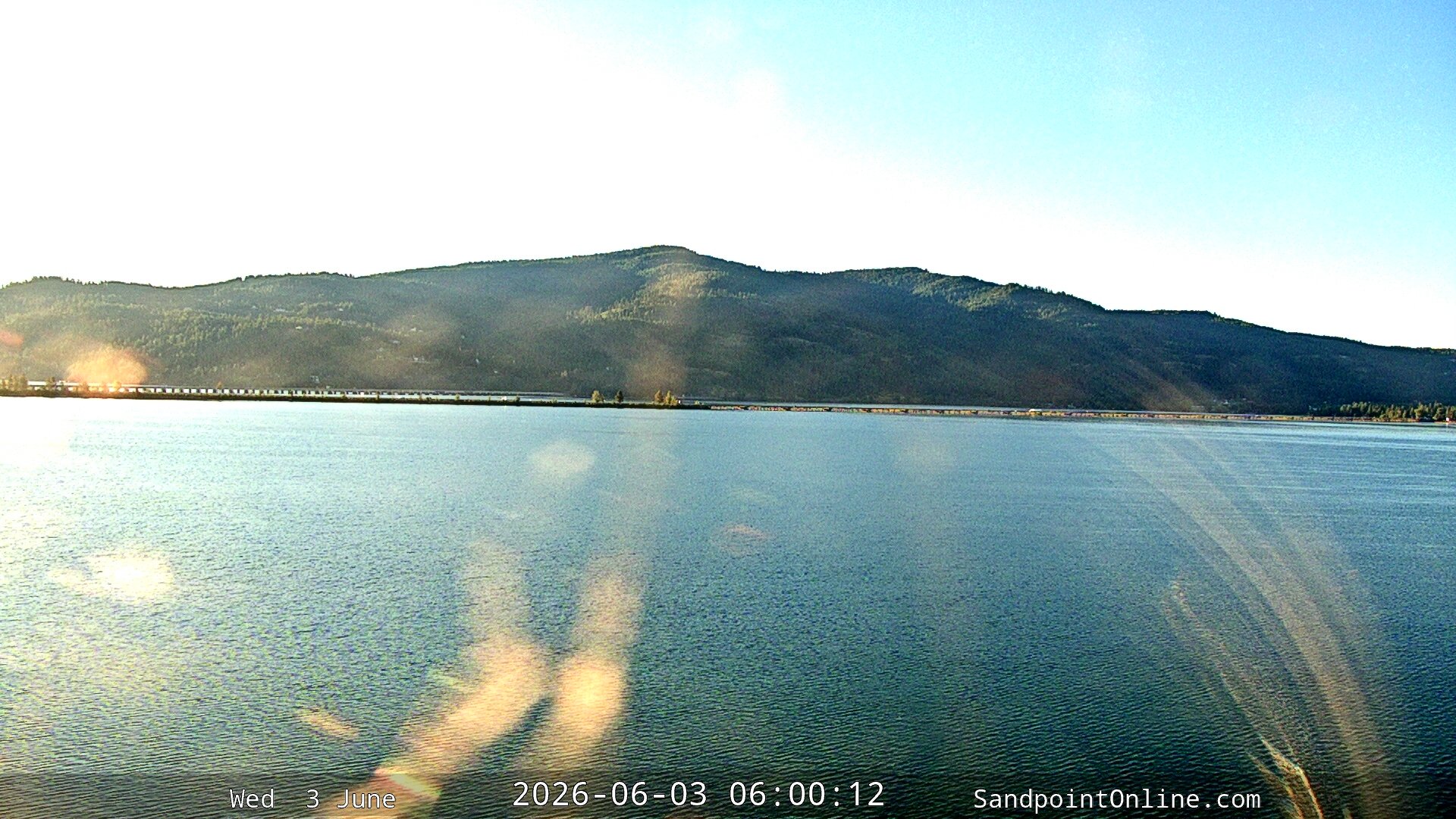 time-lapse frame, Sandpoint Online - Long Bridge webcam